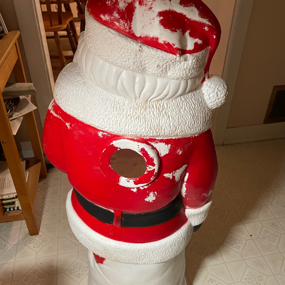 RARE Vintage Santa, with polar bear and seal 38” NO LIGHT - Picture 3 of 5